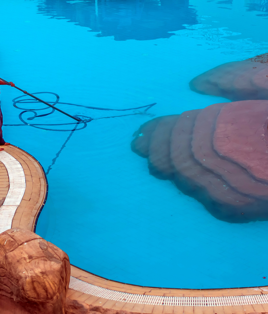 how to remove sediment from pool bottom Singapore